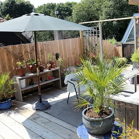 Ruim Met Terras Rustig Gelegen, Centrum Apartmán Bergen
