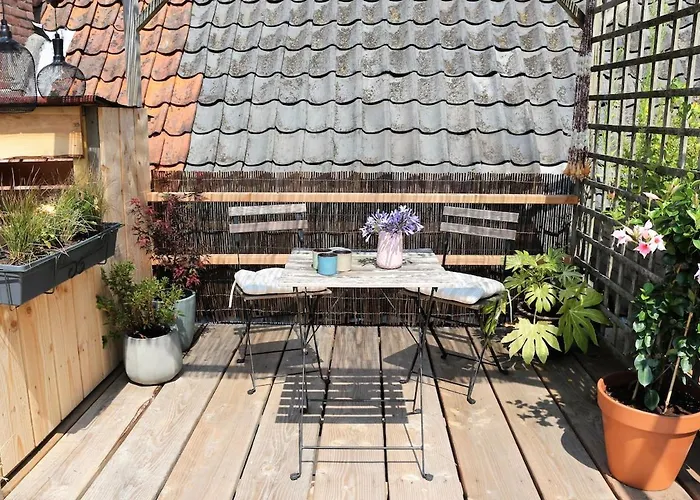 דירה Ruim Met Terras Rustig Gelegen, Centrum